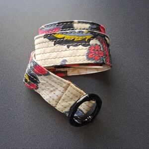 J.Crew M/L Cotton Spandex Multicolored Floral Belt New! Message W/ Requests!
